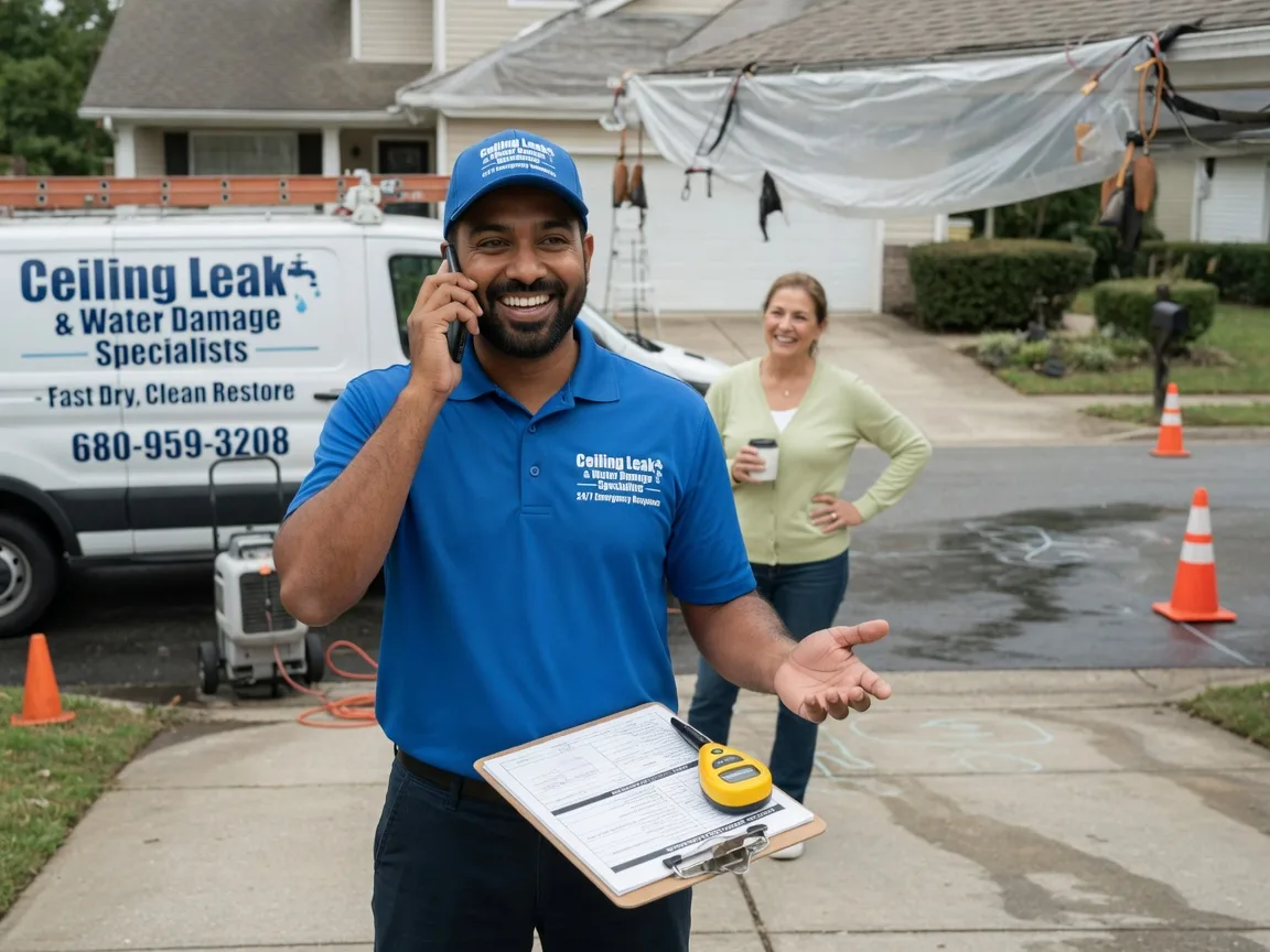 Ceiling Leak Cleanup Winslow, NE FAQs